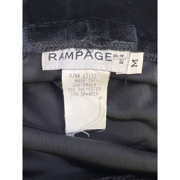 VTG Y2K Rampage Black Velour Velvet Floral Slip Dress Women’s M Fairy Grange - Picture 9 of 13